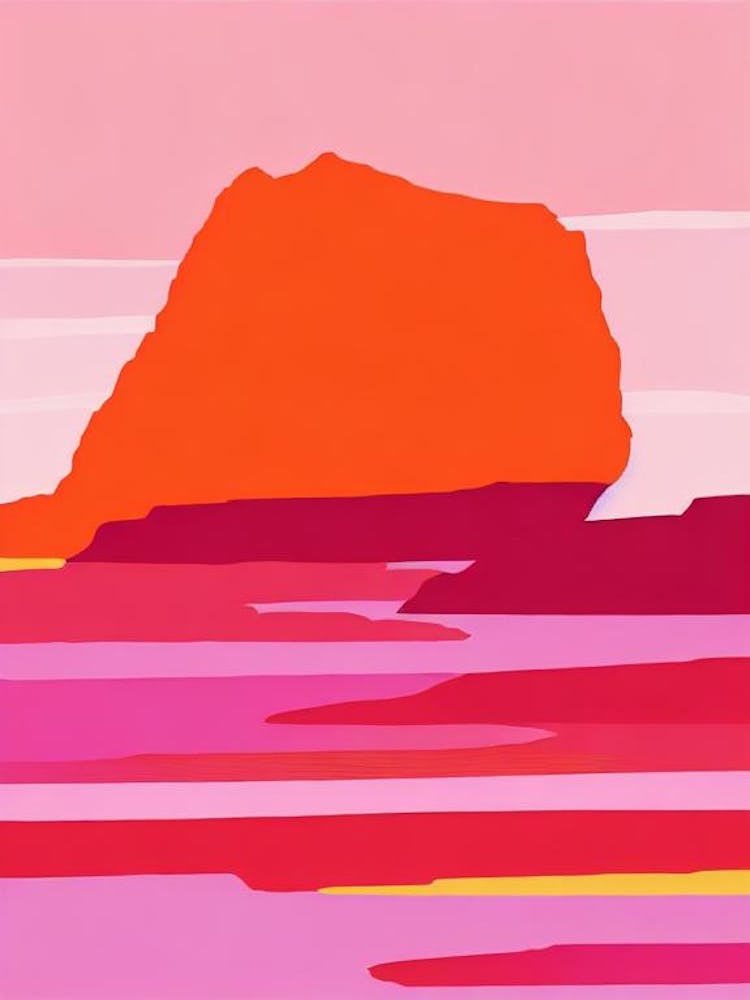 Lulworth Cove Beach, Dorset Pink Beach