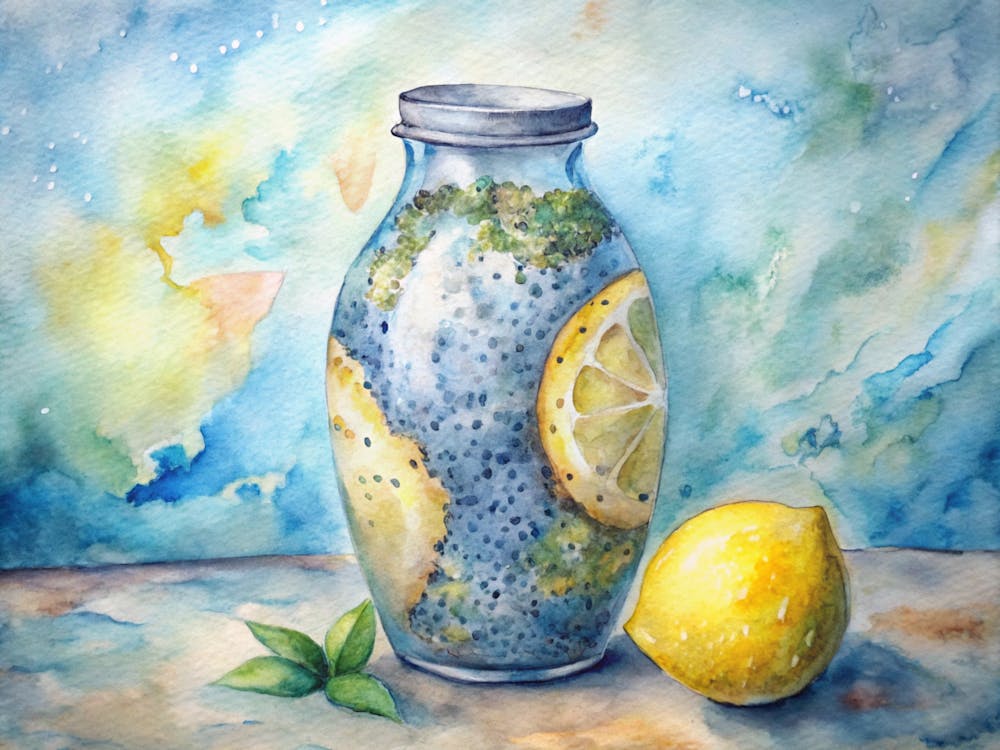 Chia Seeds In A Jar
