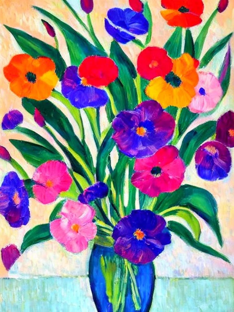 Zantedeschia Floral Abstract Block Colour 1 2 Flower
