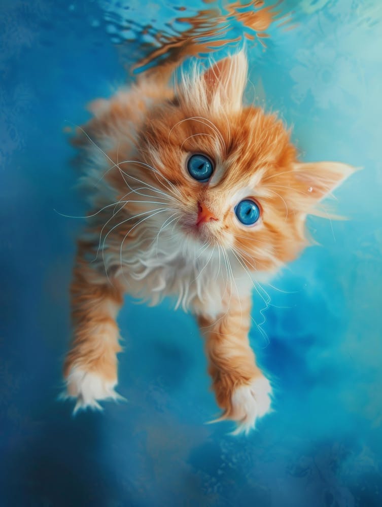 Kitty Underwater