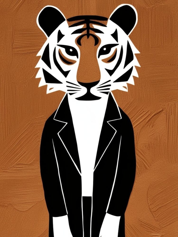 Tiger In Suit