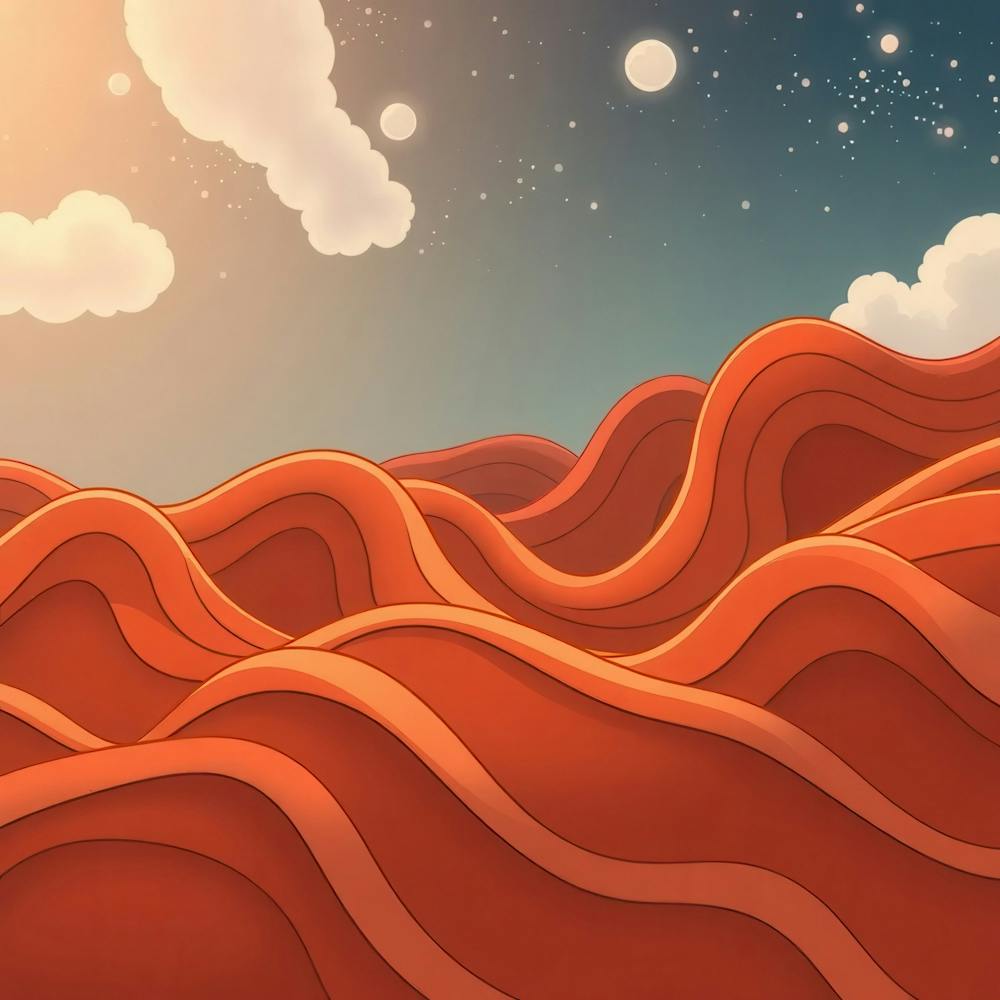 Red Desert Landscape