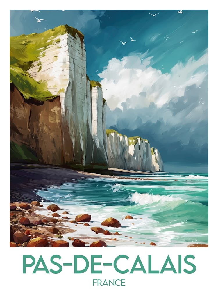 Affiche de voyage Pas De Calais