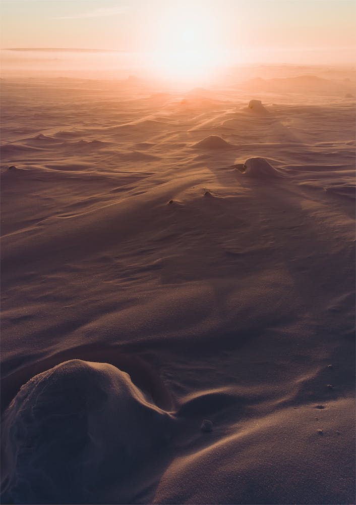Sunset In Tundra