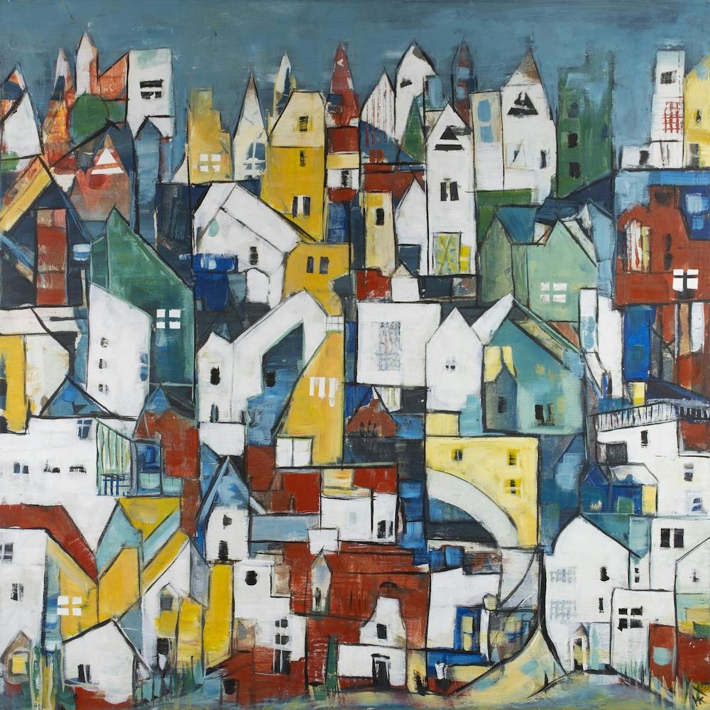 Colourful City Square