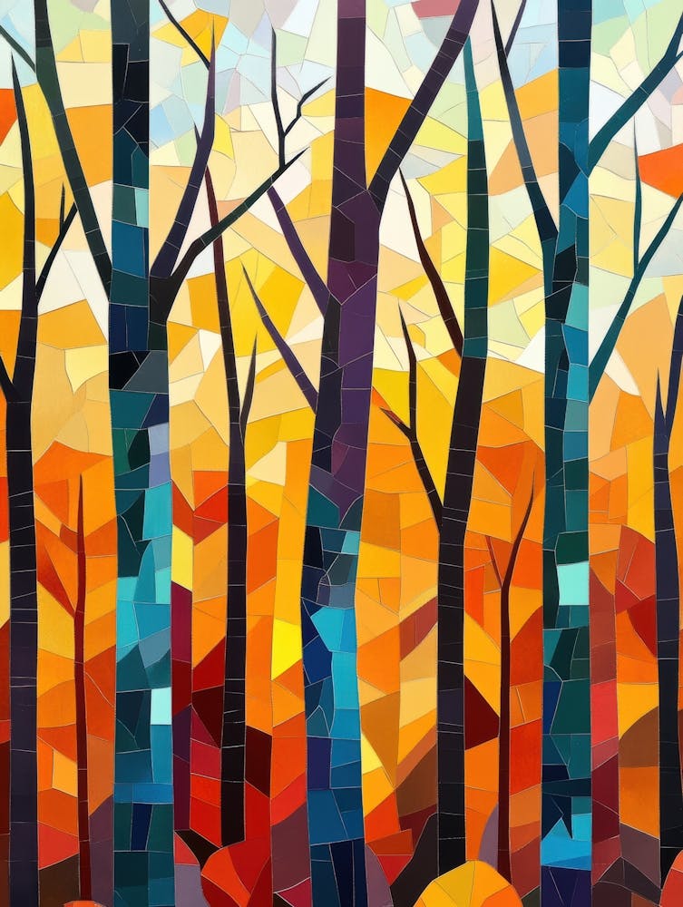 Mosaic Of Trees 1