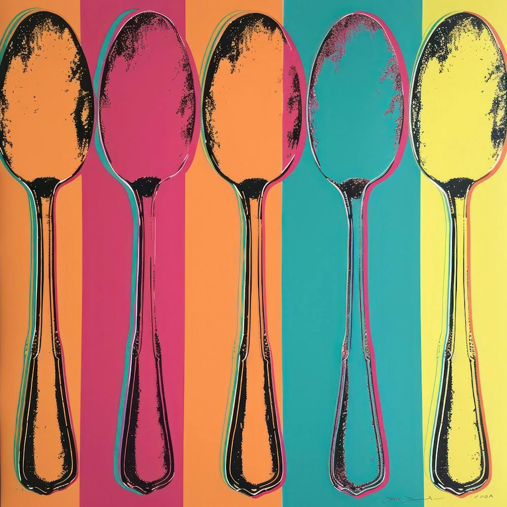 Löffel Pop Art 2