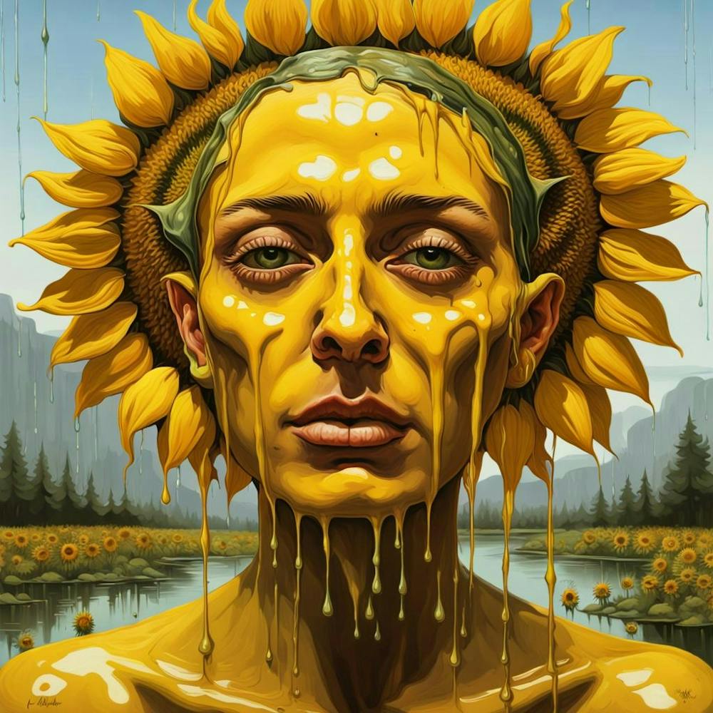 Sunflower Woman