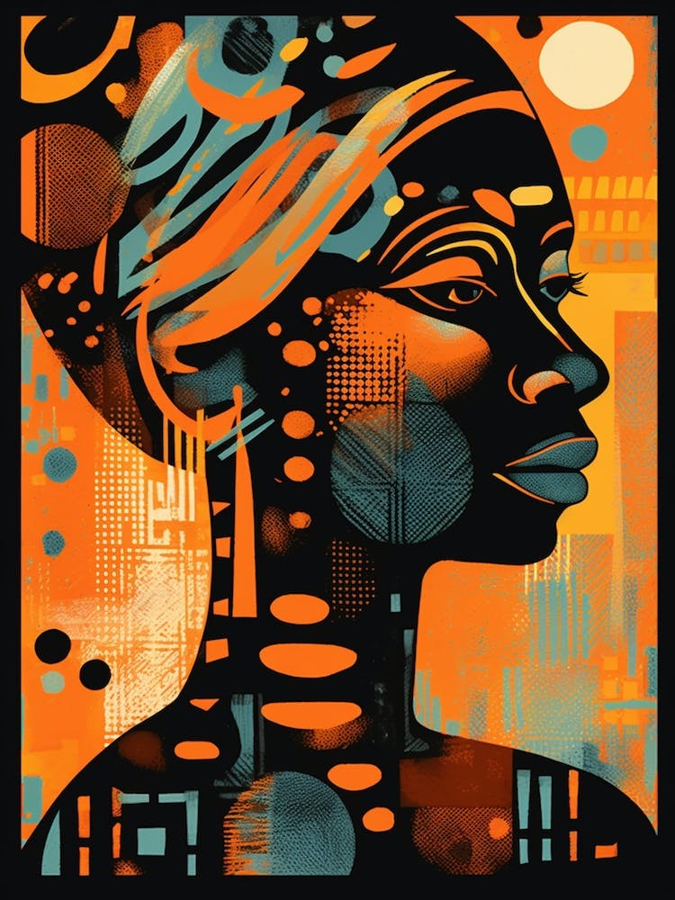 Afrocentric Pattern Illustration 1