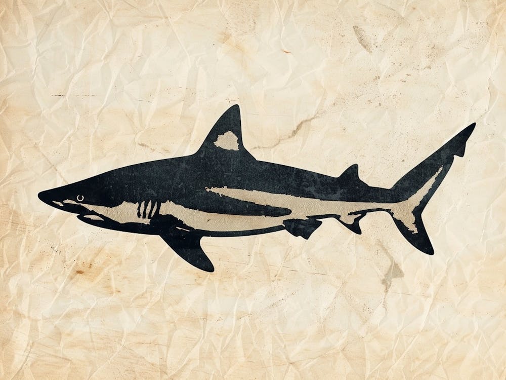 Dogfish Shark Silhouette 8