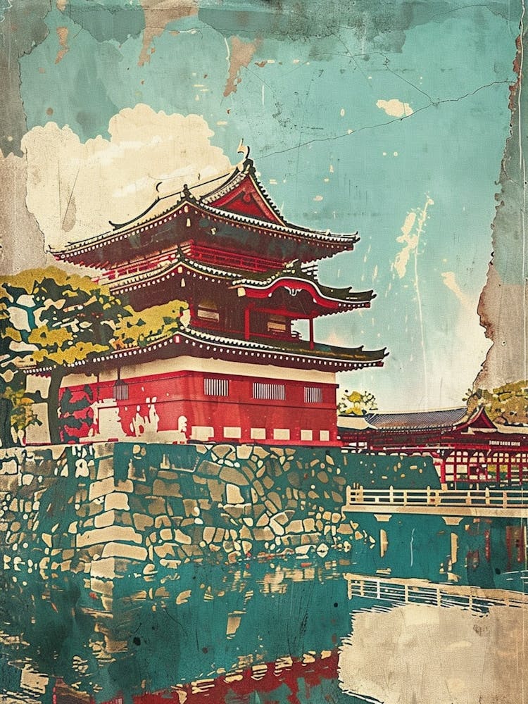 Château Impérial de Kyoto Mid Century Modern