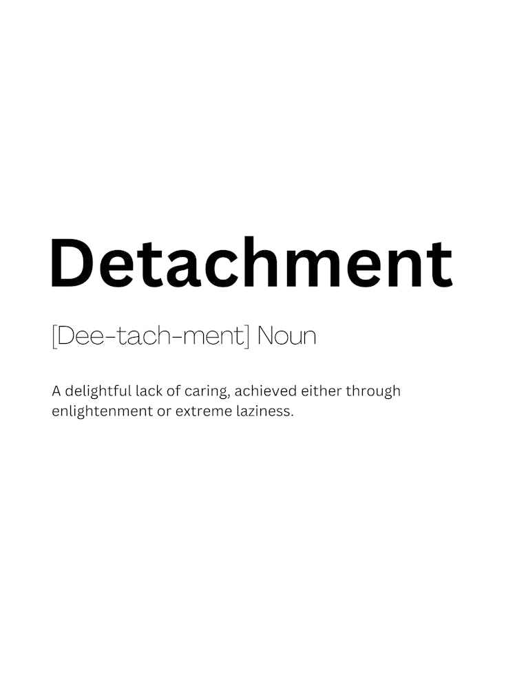 Detachment Definition Meaning 1