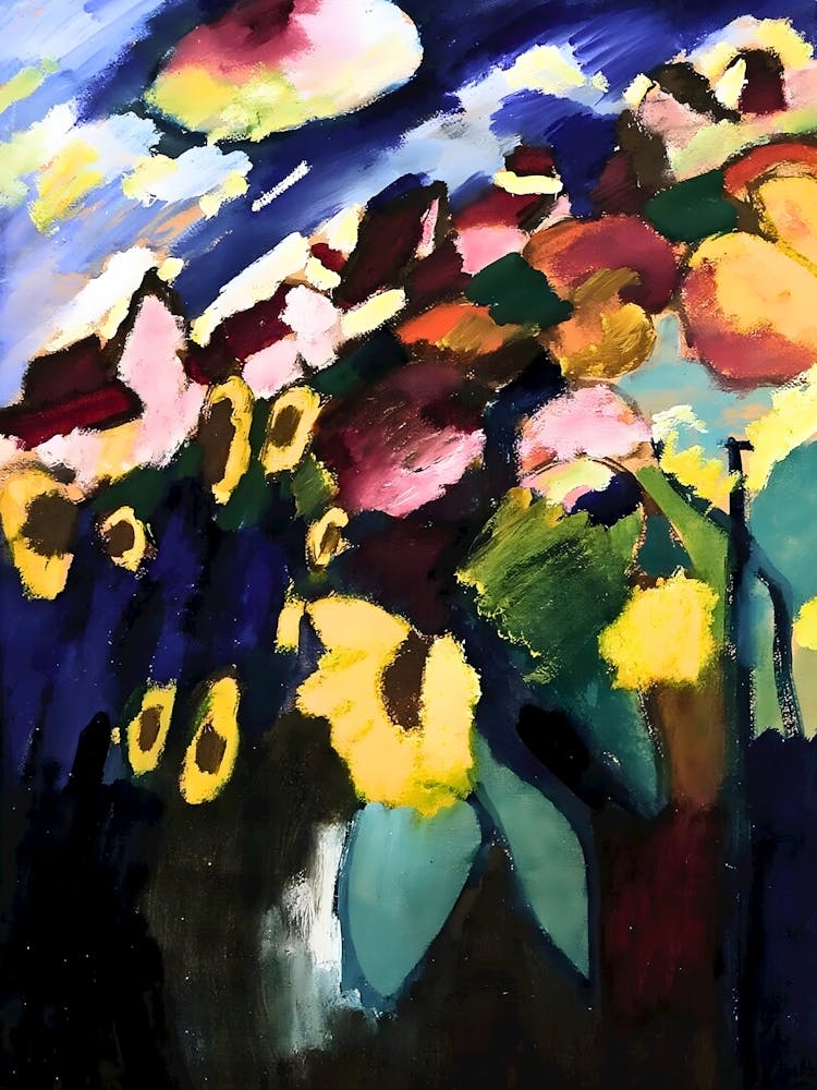 Wassily Kandinsky Sunflowers