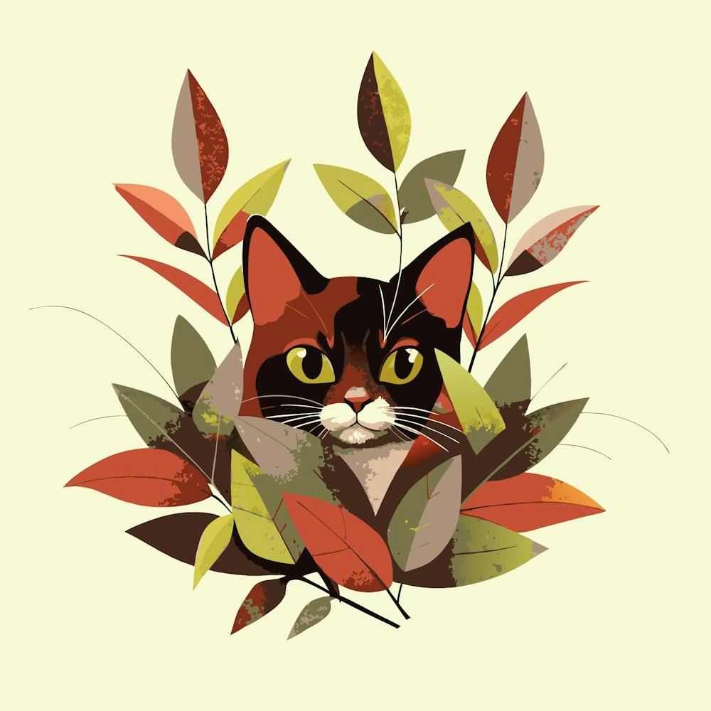 Cat in the grass