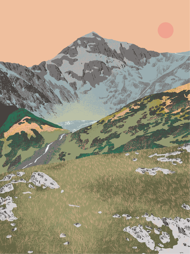 Snowdon Yr Wyddfa Mountain