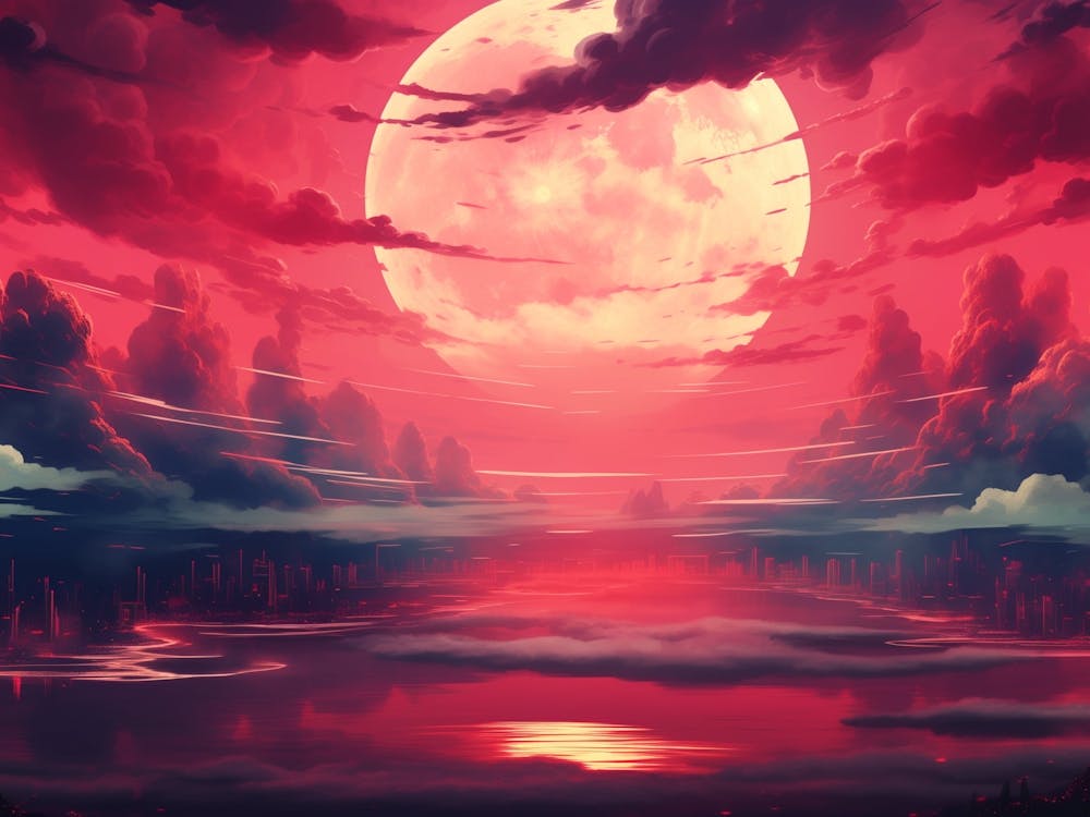 Full Moon In The Sky