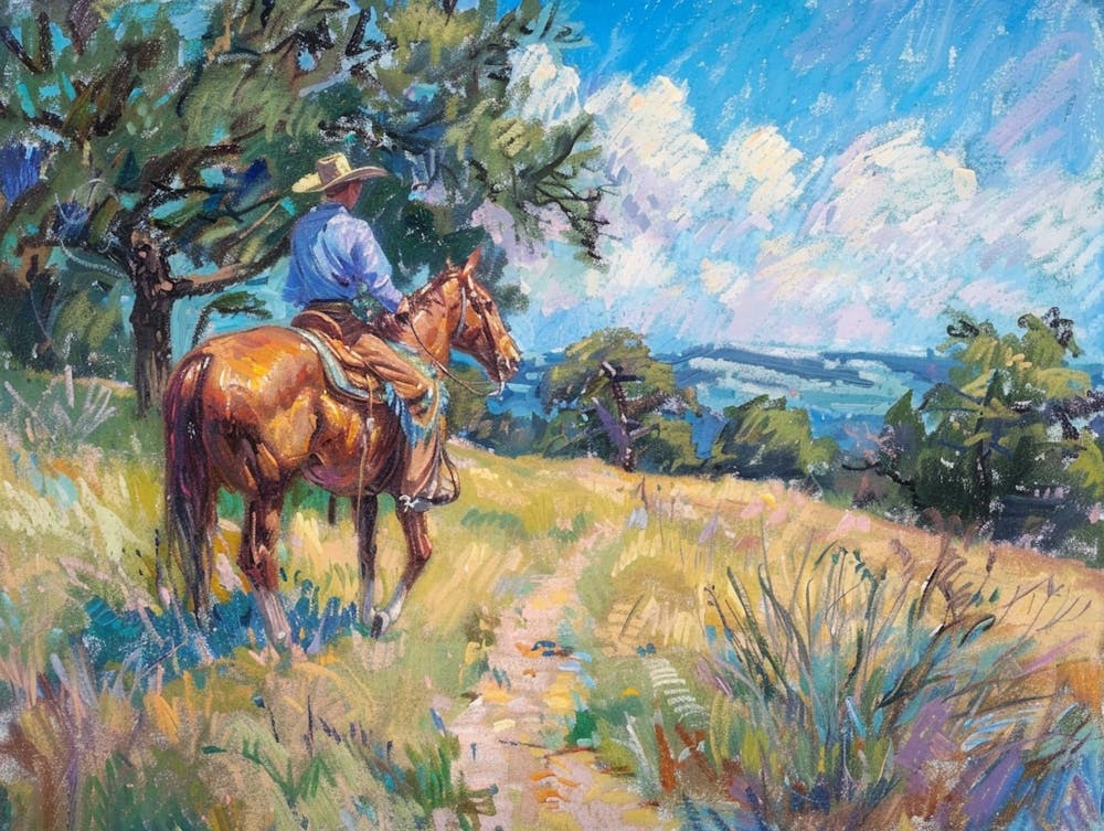 Cowboy In Texas Hill Country 2