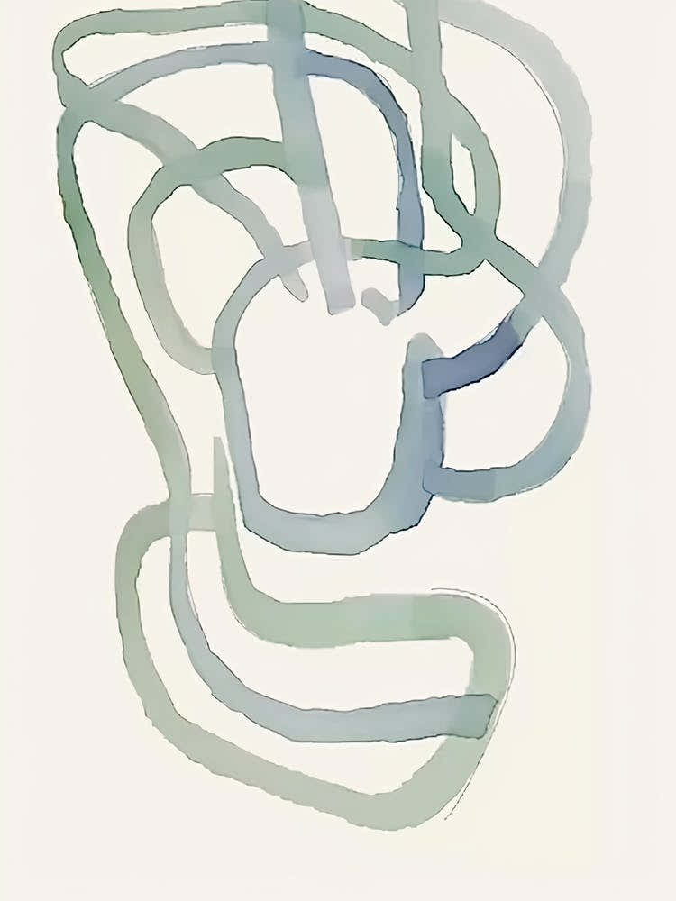 Green Oyster Abstract 1