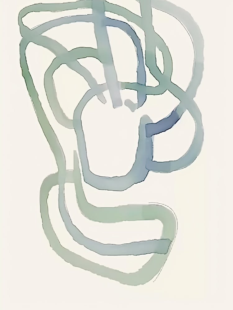 Green Oyster Abstract 1