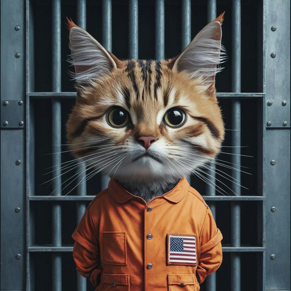 Cat In Jail