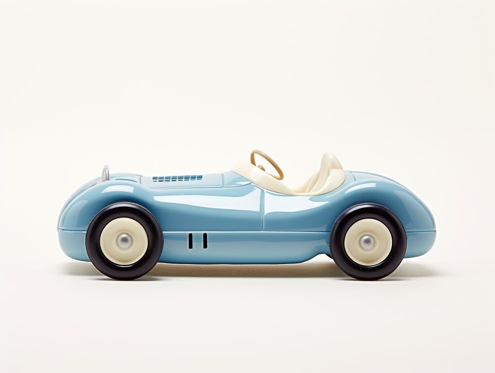 Toy Car Blue Race Car