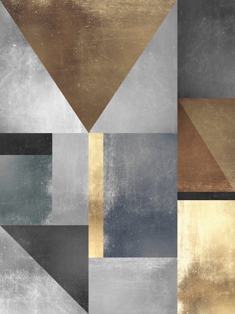 Gold and metal geometry 11