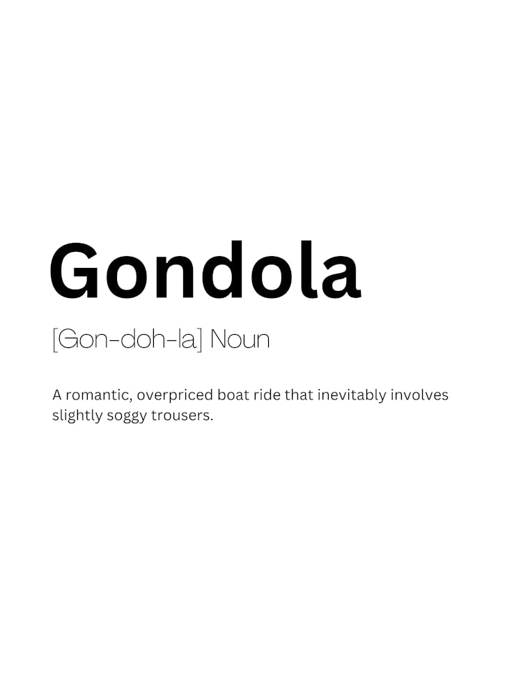 Gondola Definition Meaning 1