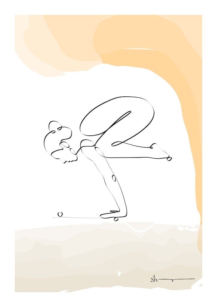 Crow Pose Bakasana