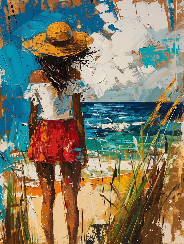 Girl On The Beach