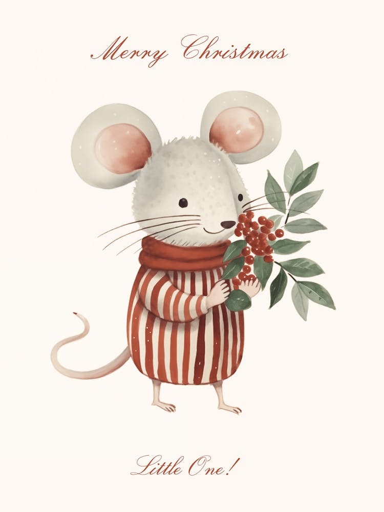 Merry Christmas Little Mouse