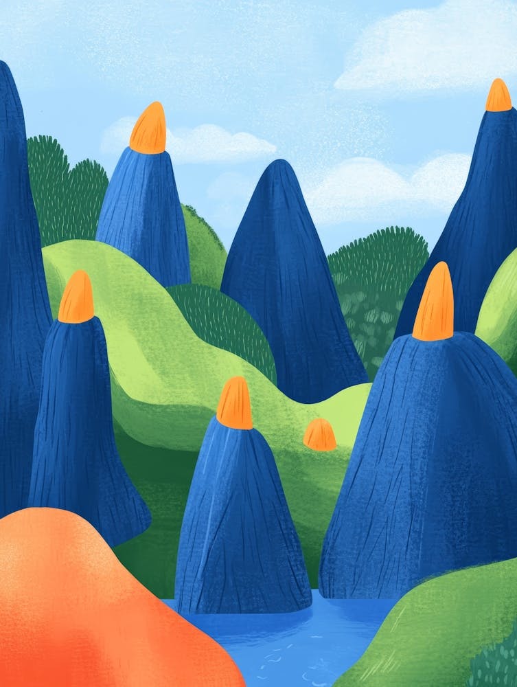 Landscape With Mountains 1