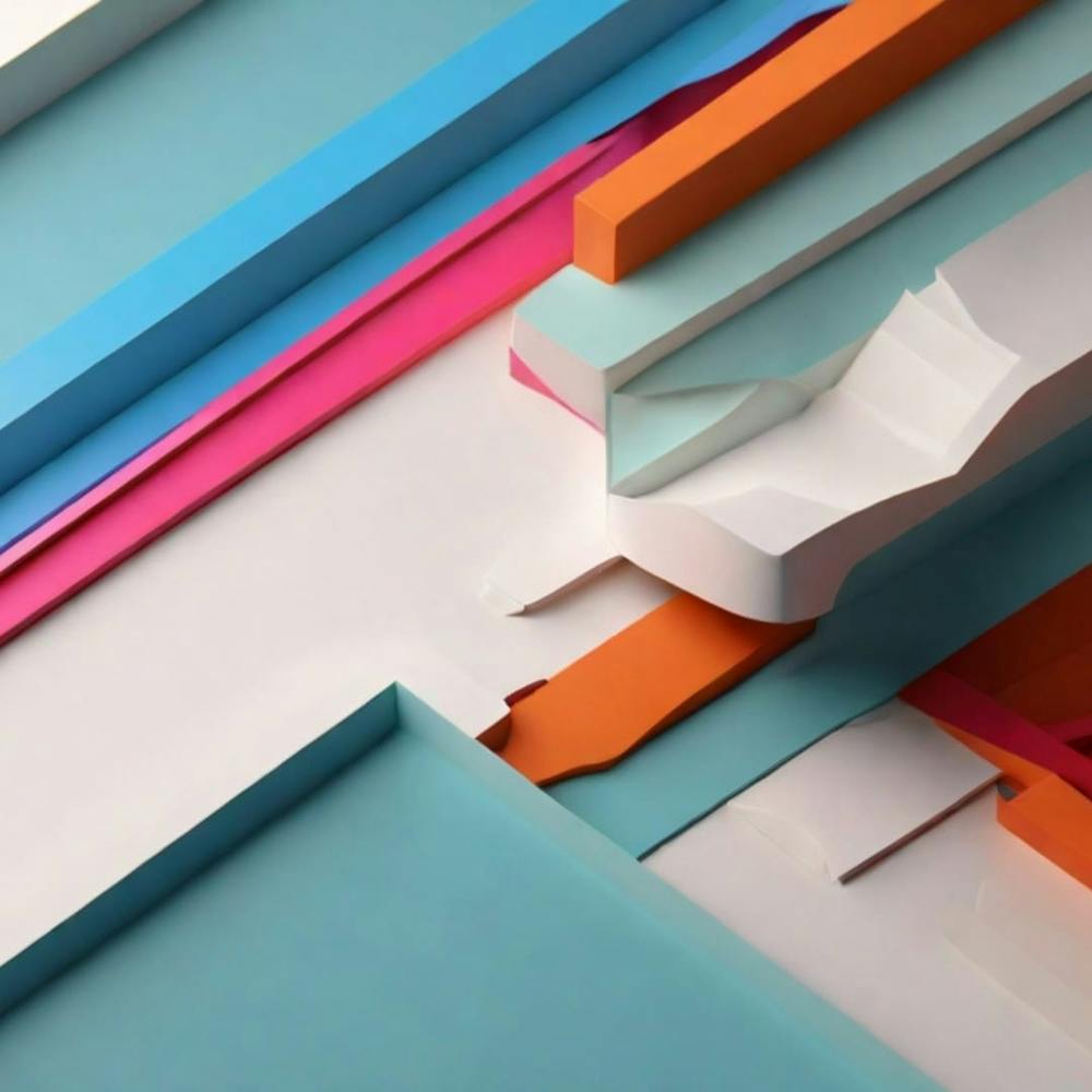 Minialist Aesthetic Simple 4K subtle colors shapes high quality