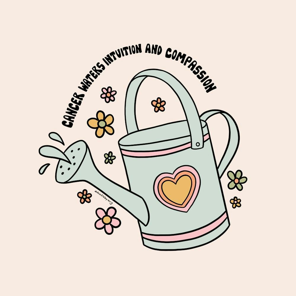 Cancer Zodiac Watering Can