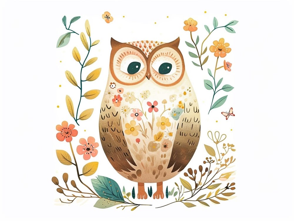 Little Floral Owl 5
