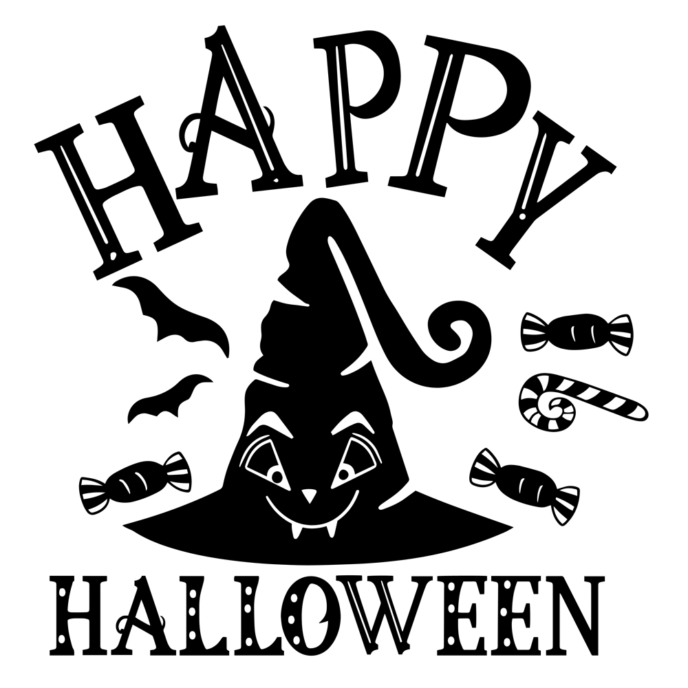 Happy Halloween Party Holidays Text