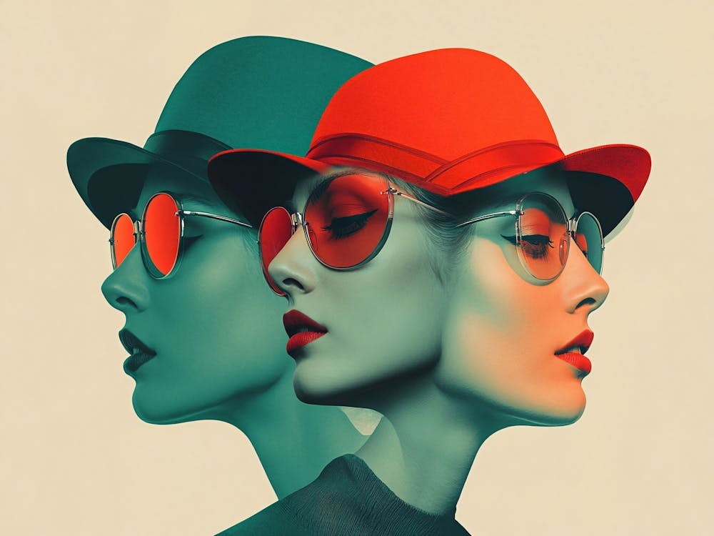 Portrait Of A Woman - 50s Vintage Fashion