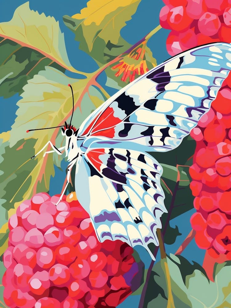 Pop Art Cabbage White Butterfly    4