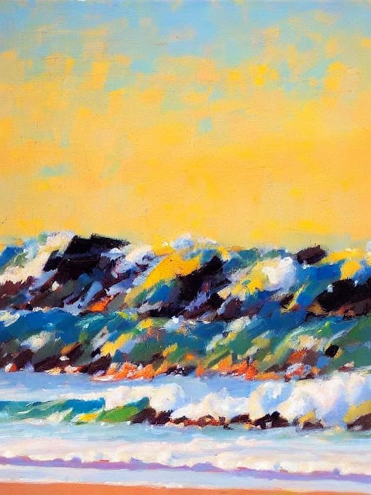 Dunsborough Beach, Australia Bright Abstract