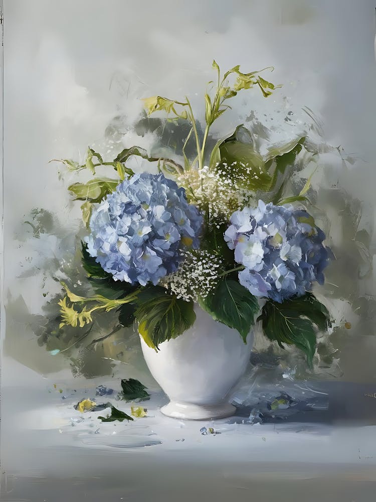 Blue Hydrangeas