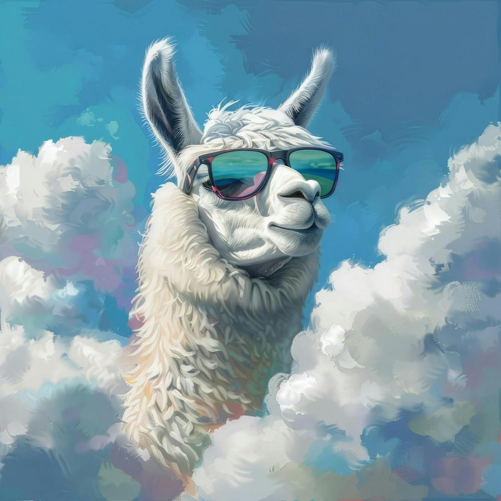 Llama In Sunglasses 1
