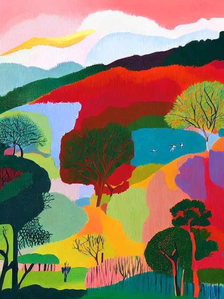 Kruger National Park South Africa Abstract Colourful