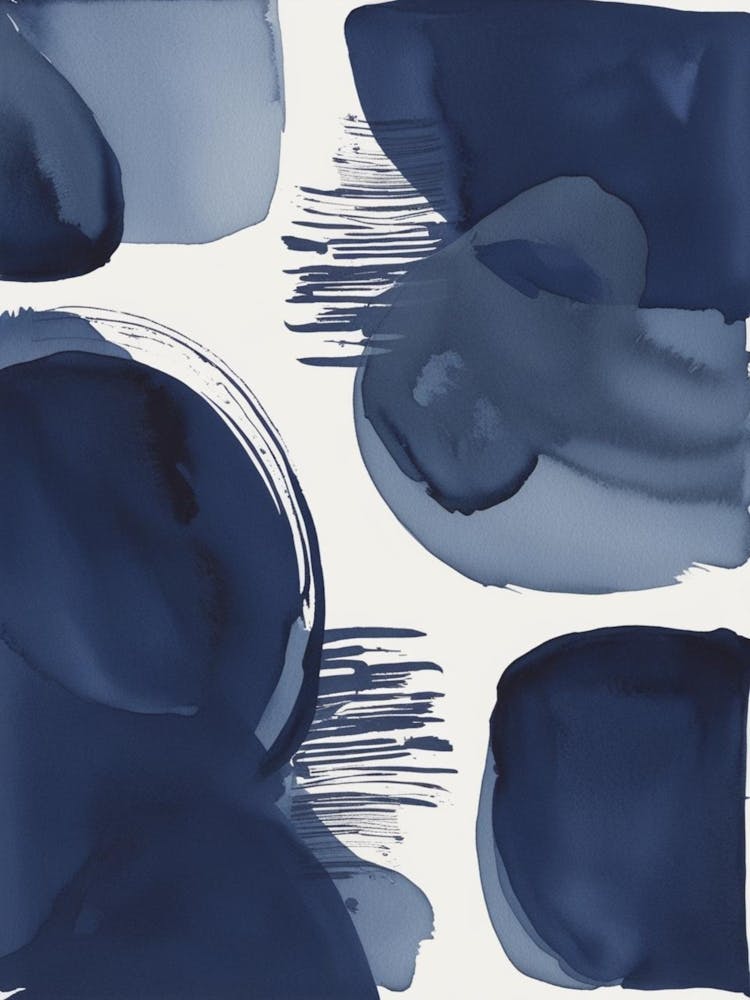 Abstract In Blue