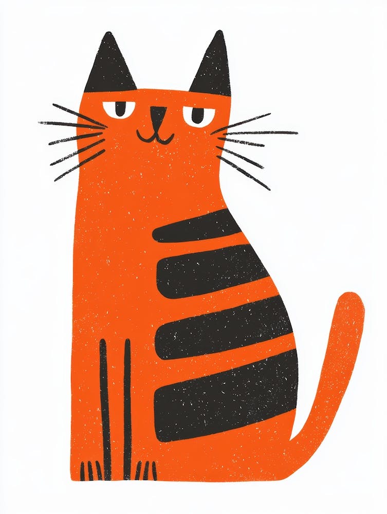 Chat Orange 17