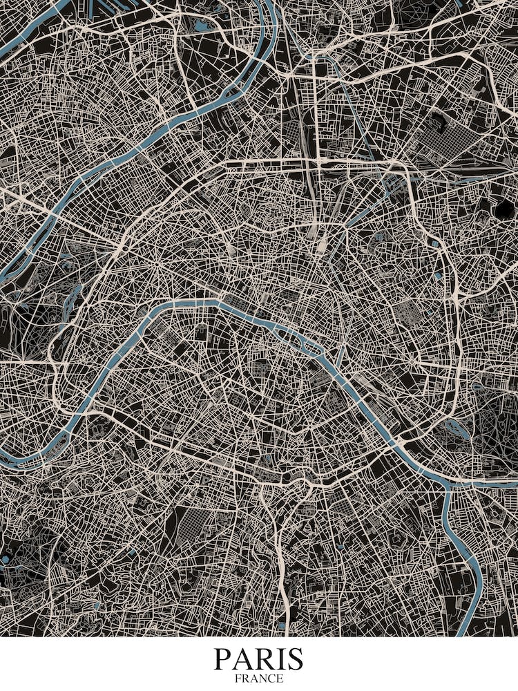 Paris Black Blue