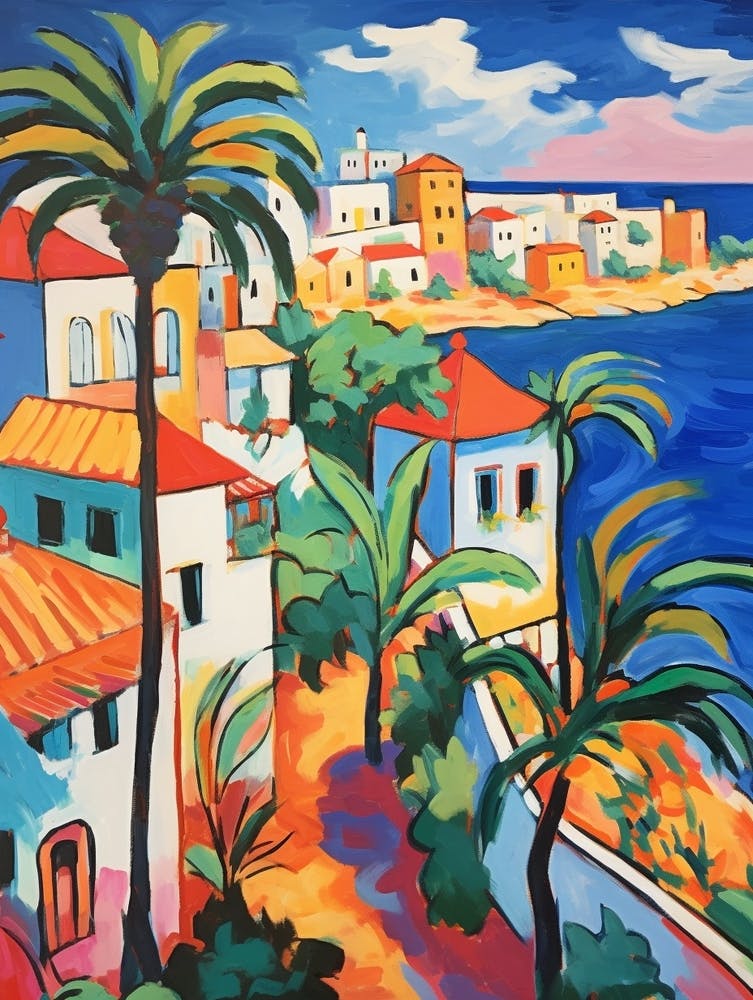 Alexandria Egypt 2 Fauvist Painting