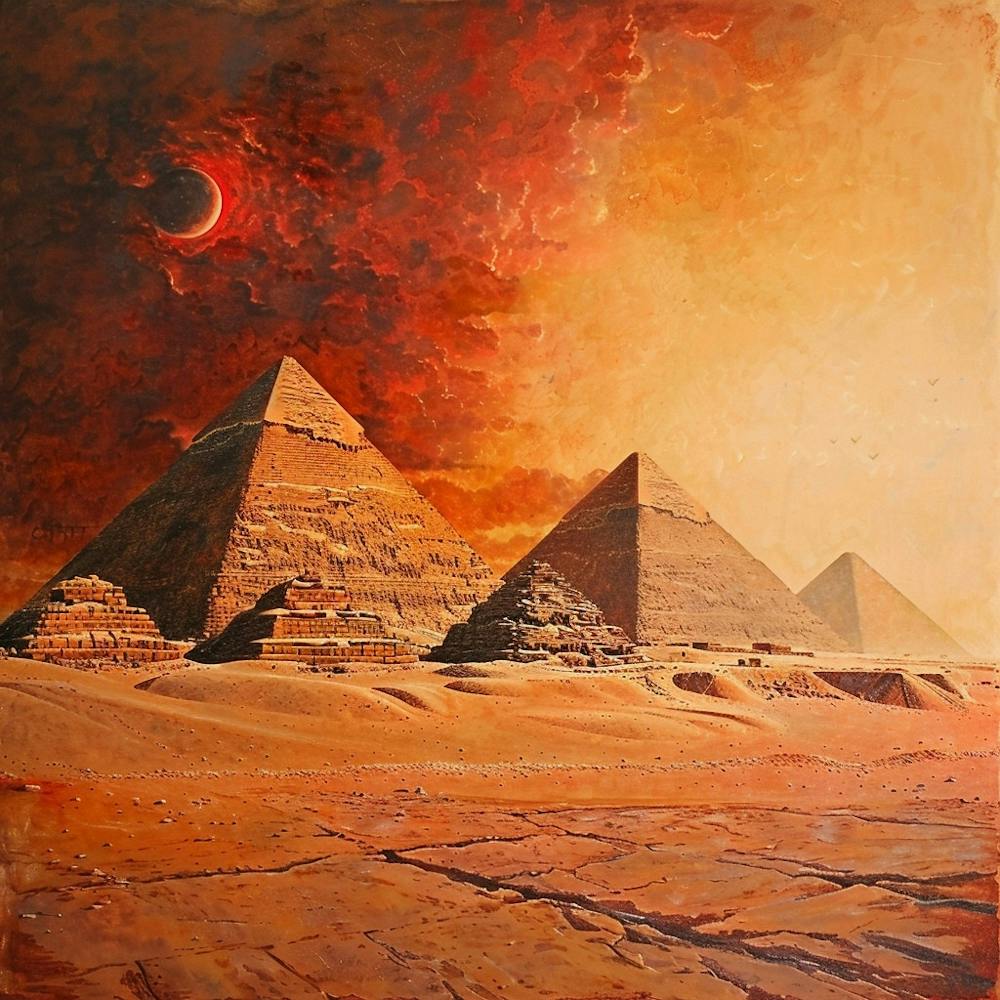 A Pyramids Of Giza Oil Painting Illustration 1719955498 1