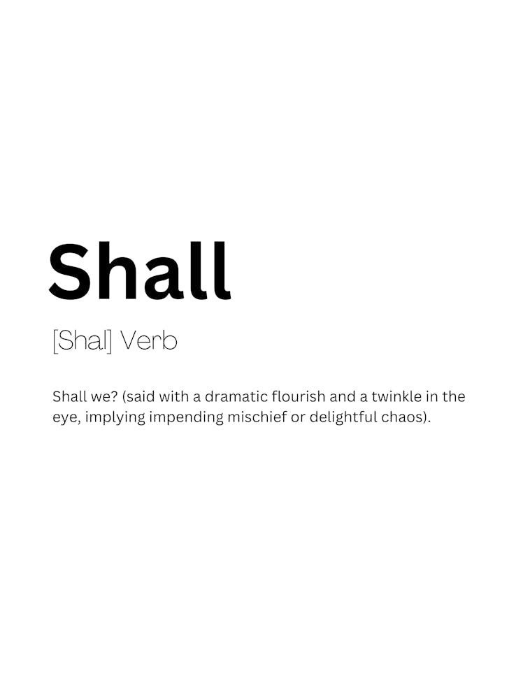 Shall Definition Meaning