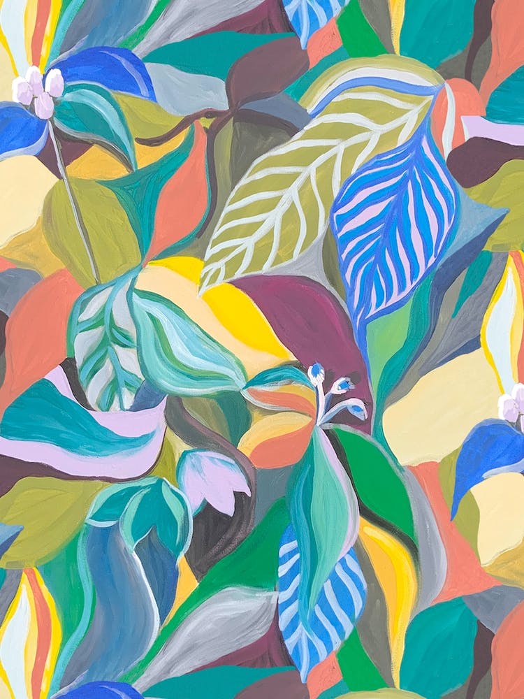 Leaves And Flowers