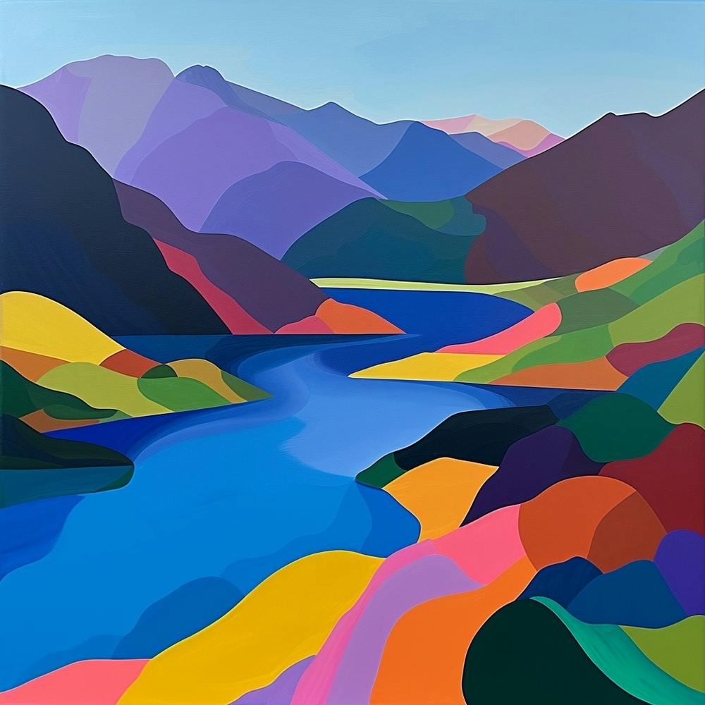 Abstract Travel Collection Queenstown New Zealand 4