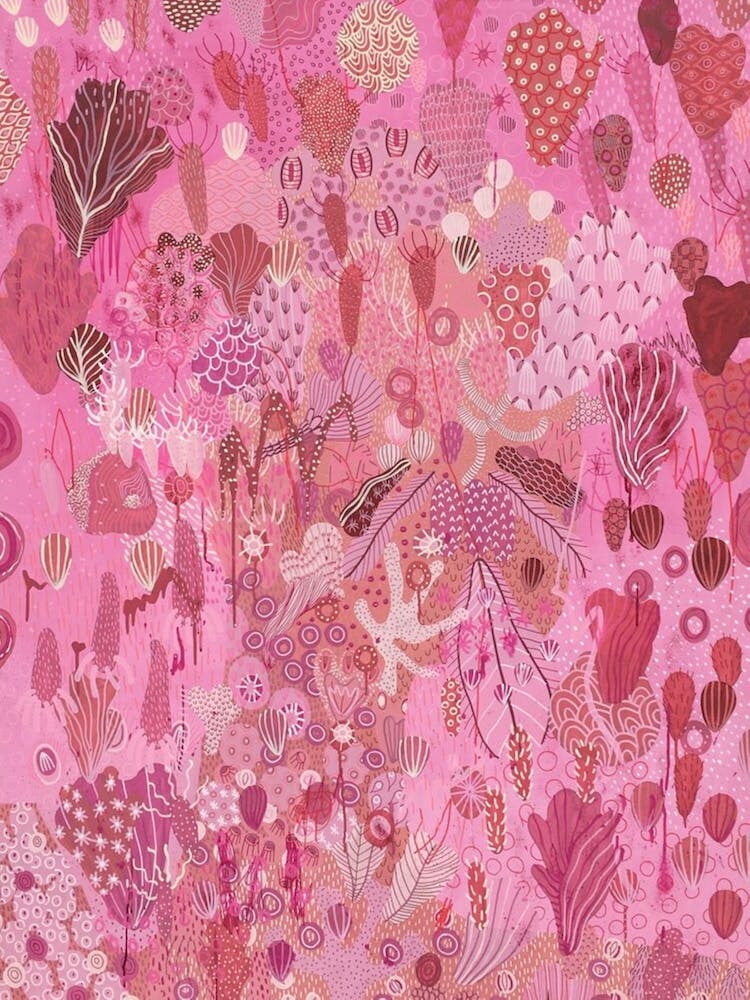 Washy Pink Sea